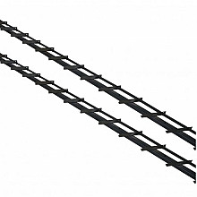DHZ shutter framewerk, 2 stuks 165 cm t.b.v. 14 planken Zwart
